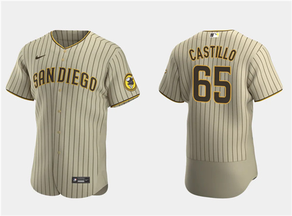San Diego Padres #65 José Castillo Tan Flex Base Stitched Jersey - Zenithce
