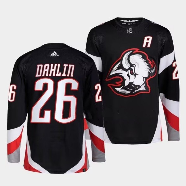 Buffalo Sabres #26 Rasmus Dahlin Black 2022 23 Stitched Jersey - Zenithce