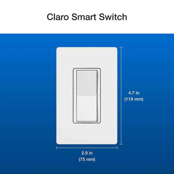 Lutron Claro 4-Gang CW-4-WH - Zenithce
