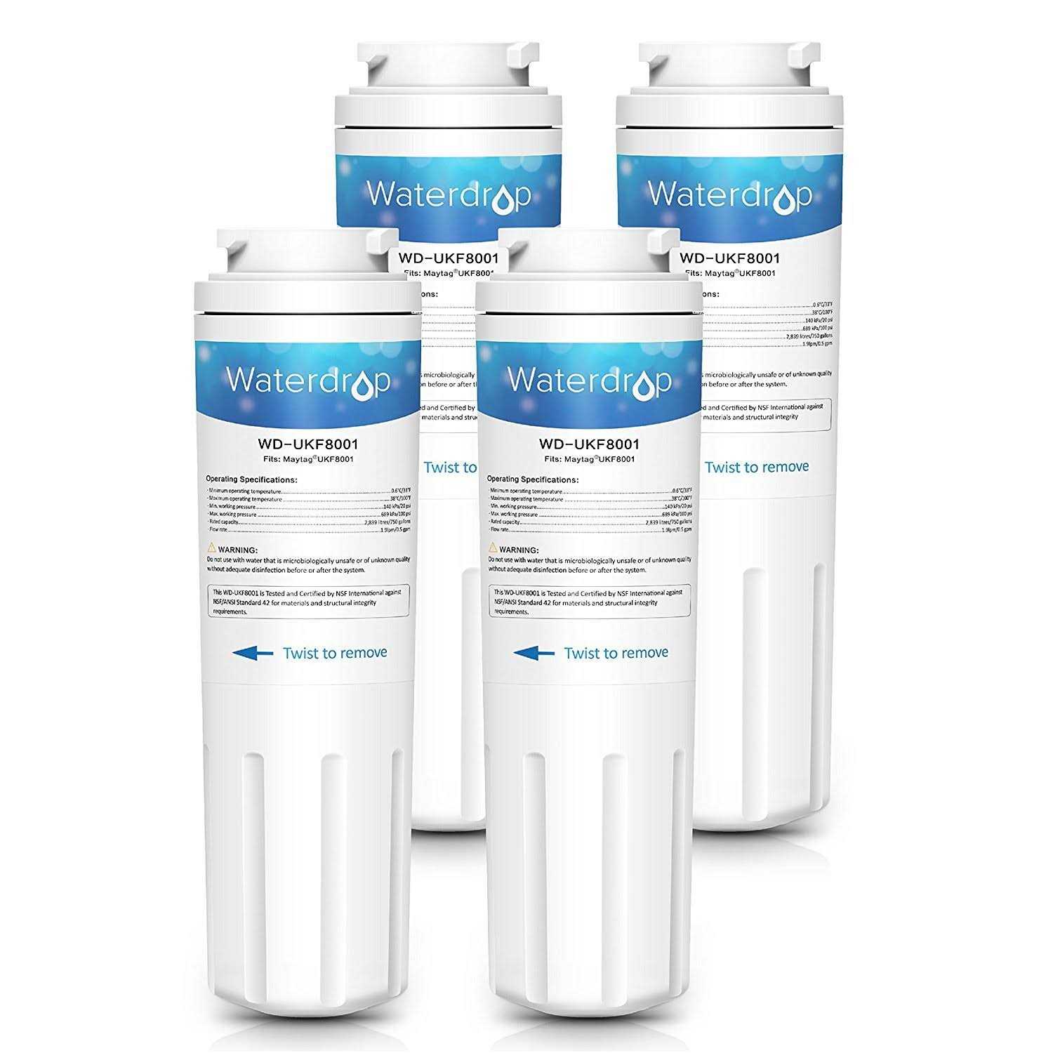 Waterdrop UKF8001 Refrigerator Water Filter Replacement - Zenithce