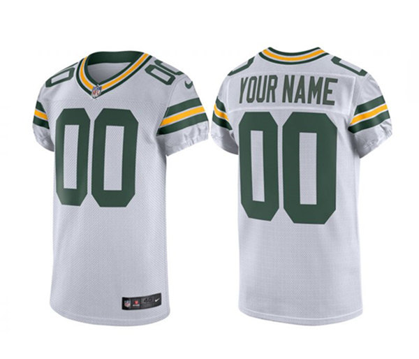 Green Bay Packers Customized White Stitched Football Jersey - Zenithce