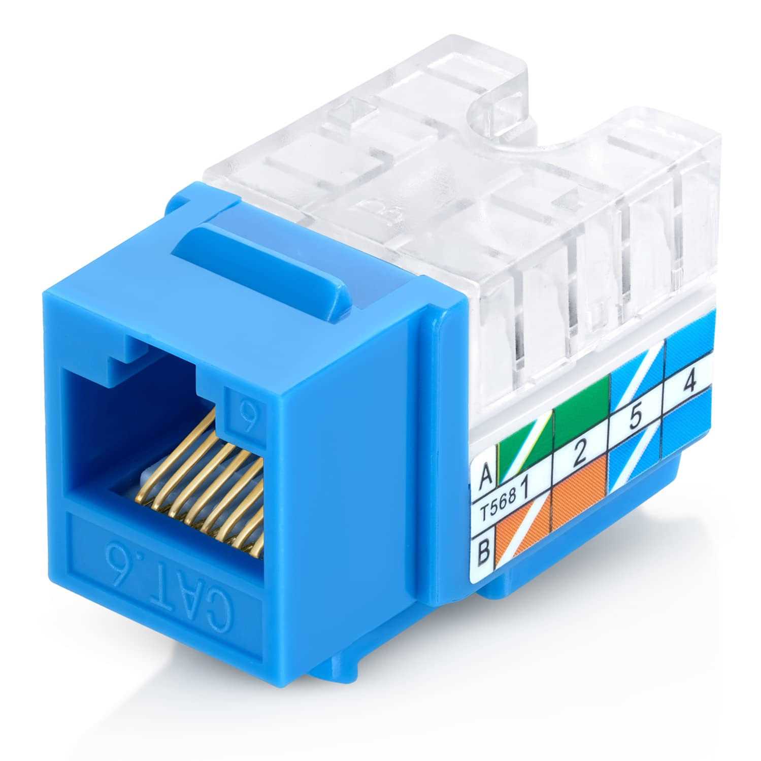 Everest Media Solutions RJ45 CAT6/5e Keystone Jack - Zenithce