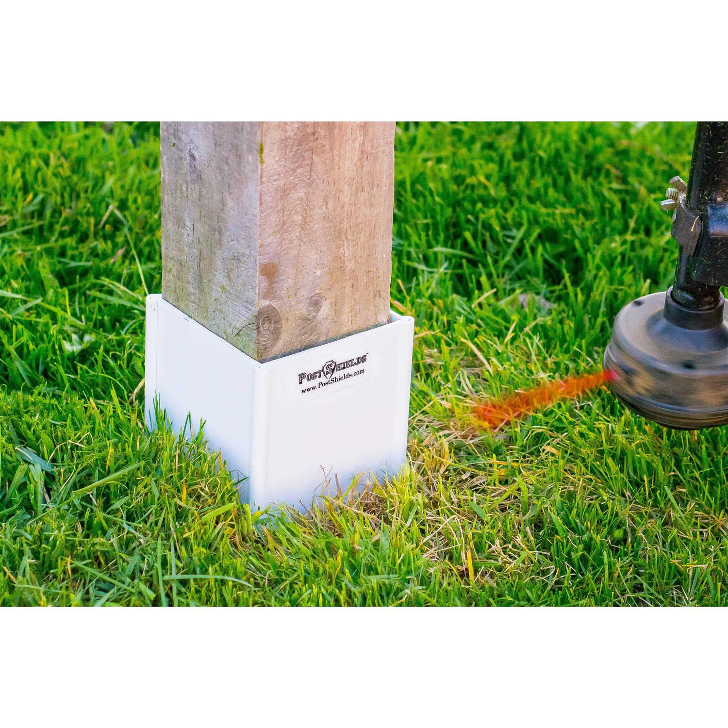 Post Sleeve Post Protector by Post Shields Protects Mailbox Deck & Fence Posts From Lawn - Zenithce