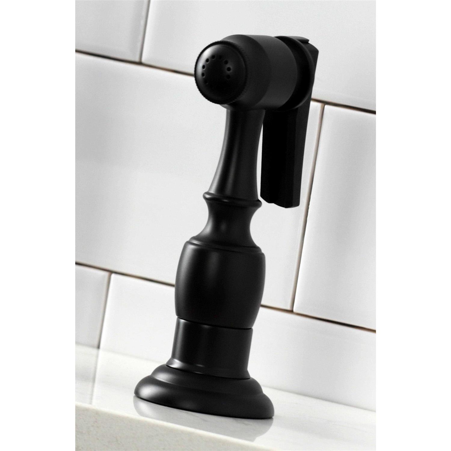 Kingston Brass Kingston Freestanding Tub Faucet with Supply Line and Stop Valve CCK266K5 - Zenithce