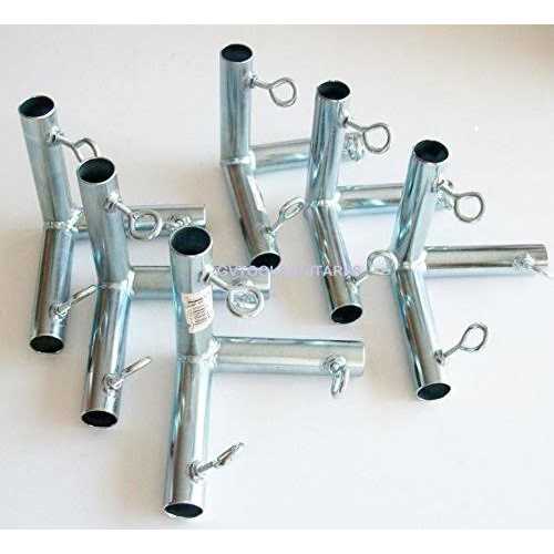 Golden Valley Tools & Tarps 4pc ~ 3 Way 1 3/8 Flat Corner Canopy Fitting/Batting CAGE Fitting - Zenithce