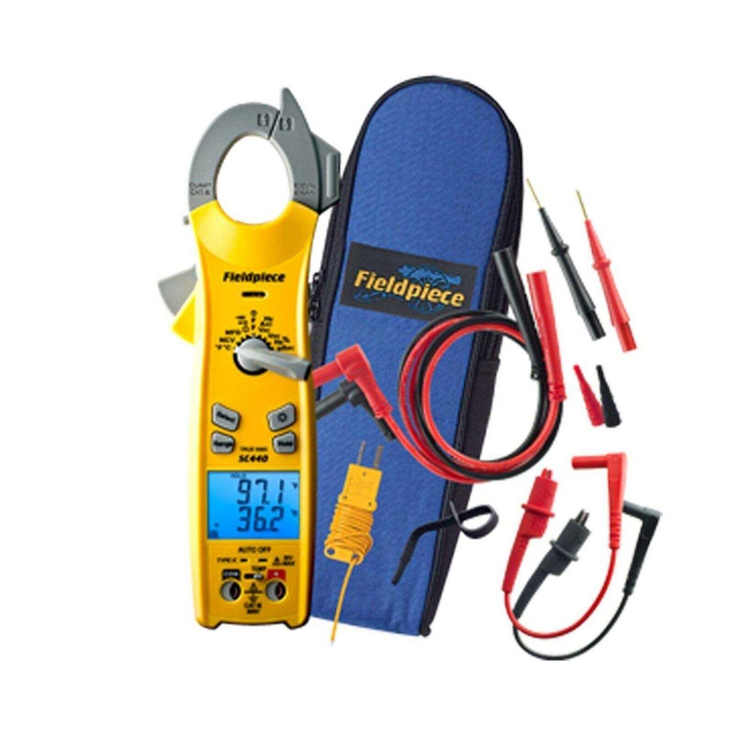Fieldpiece SC260 Compact Clamp Meter with True RMS - Zenithce