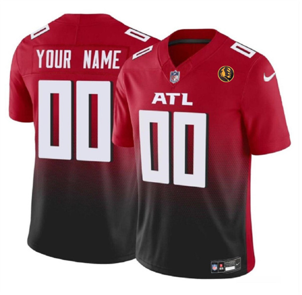 Atlanta Falcons Custom Red 2023 F.U.S.E. With John Madden Patch Vapor Limited Stitched Jersey - Zenithce