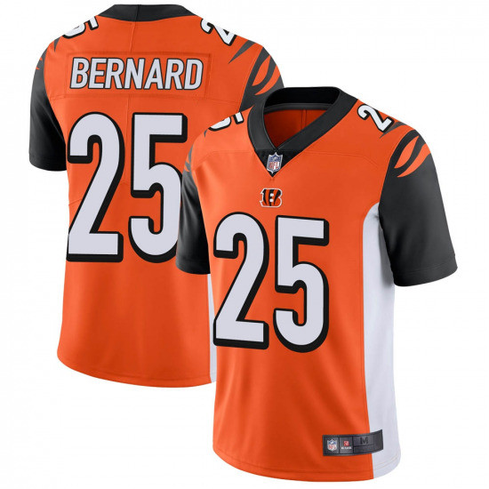 Cincinnati Bengals #25 Giovani Bernard Orange Vapor Untouchable Limited Stitched Jersey - Zenithce