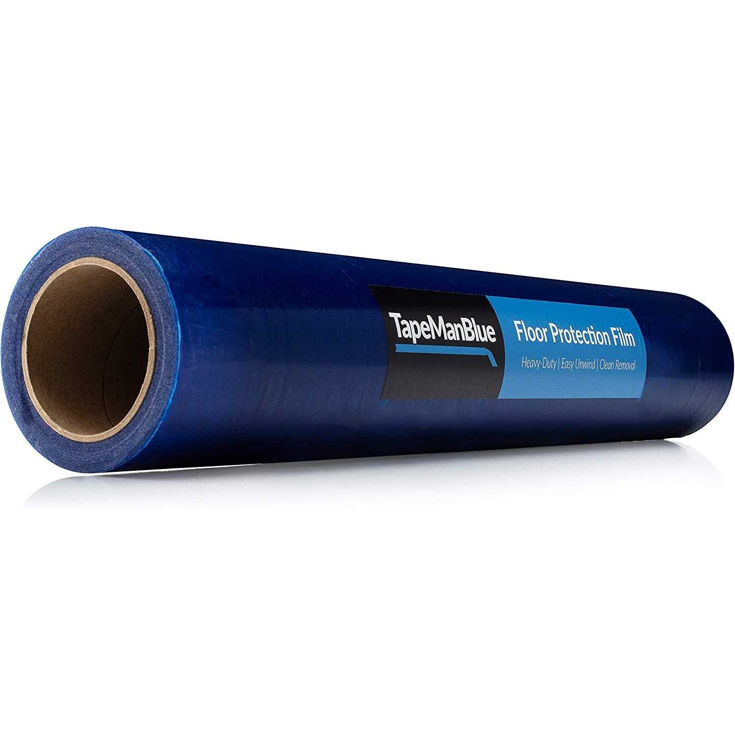 TapeManBlue Carpet Protection Film 200′ Roll. Made in The USA! Easy Unwind, Clean Removal, Strong and Durable Carpet Protector - Zenithce