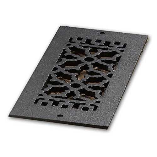 Reggio Registers Scroll Series 4 x Floor Grille without Mounting Holes - Zenithce