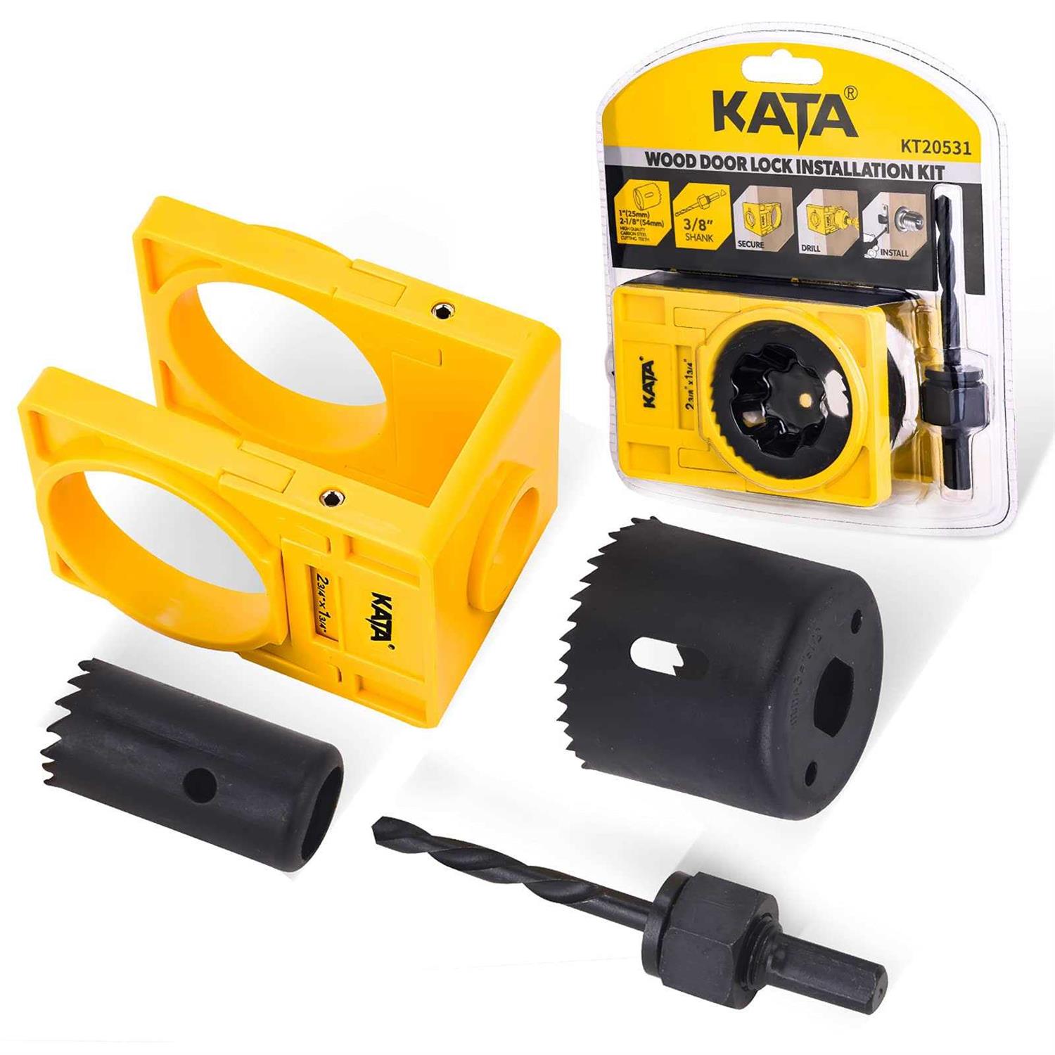KATA 4-PACK Folding Utility Knife Heavy Duty Box Cutter with 20pcs SK5 Quick Change Blades - Zenithce