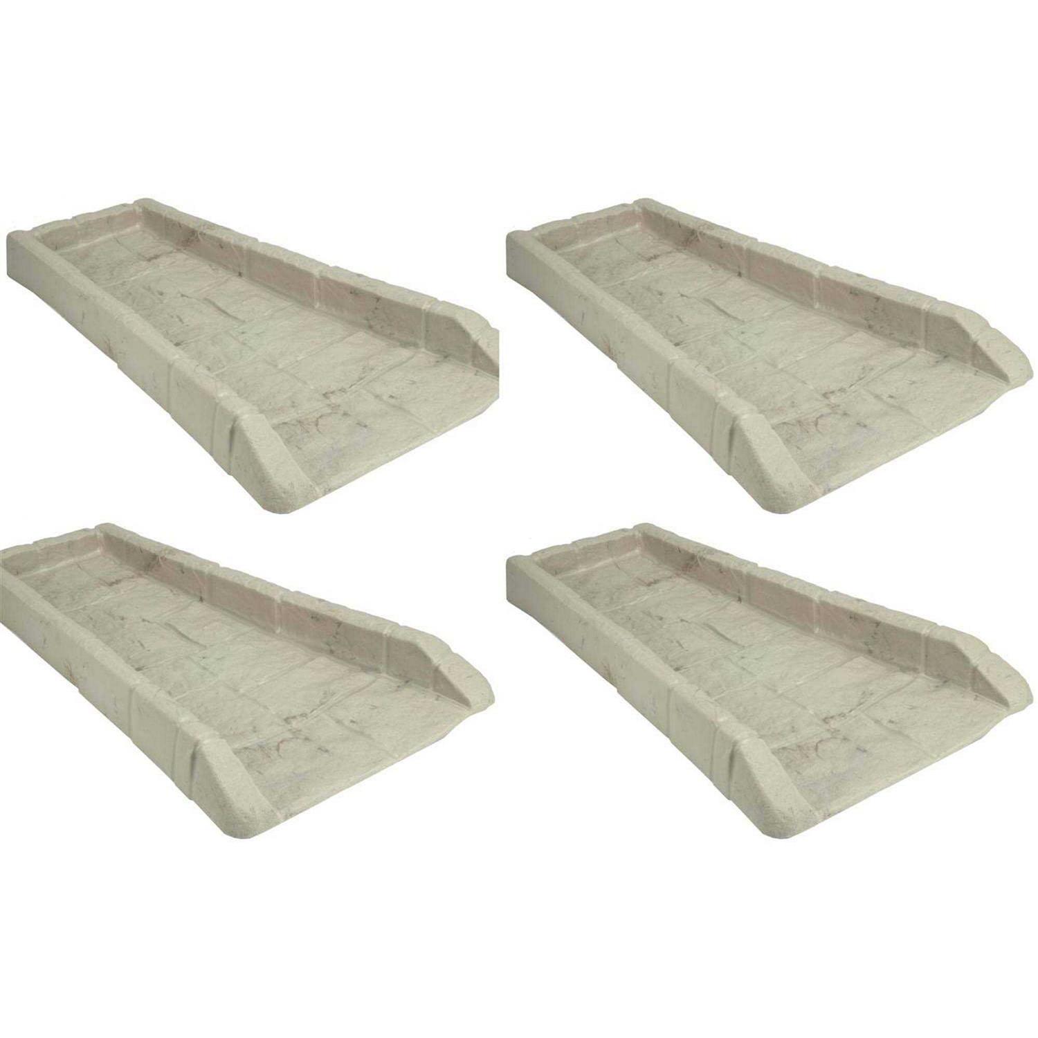Suncast SB24 Decorative Rain Gutter Downspout Splash Block - Zenithce