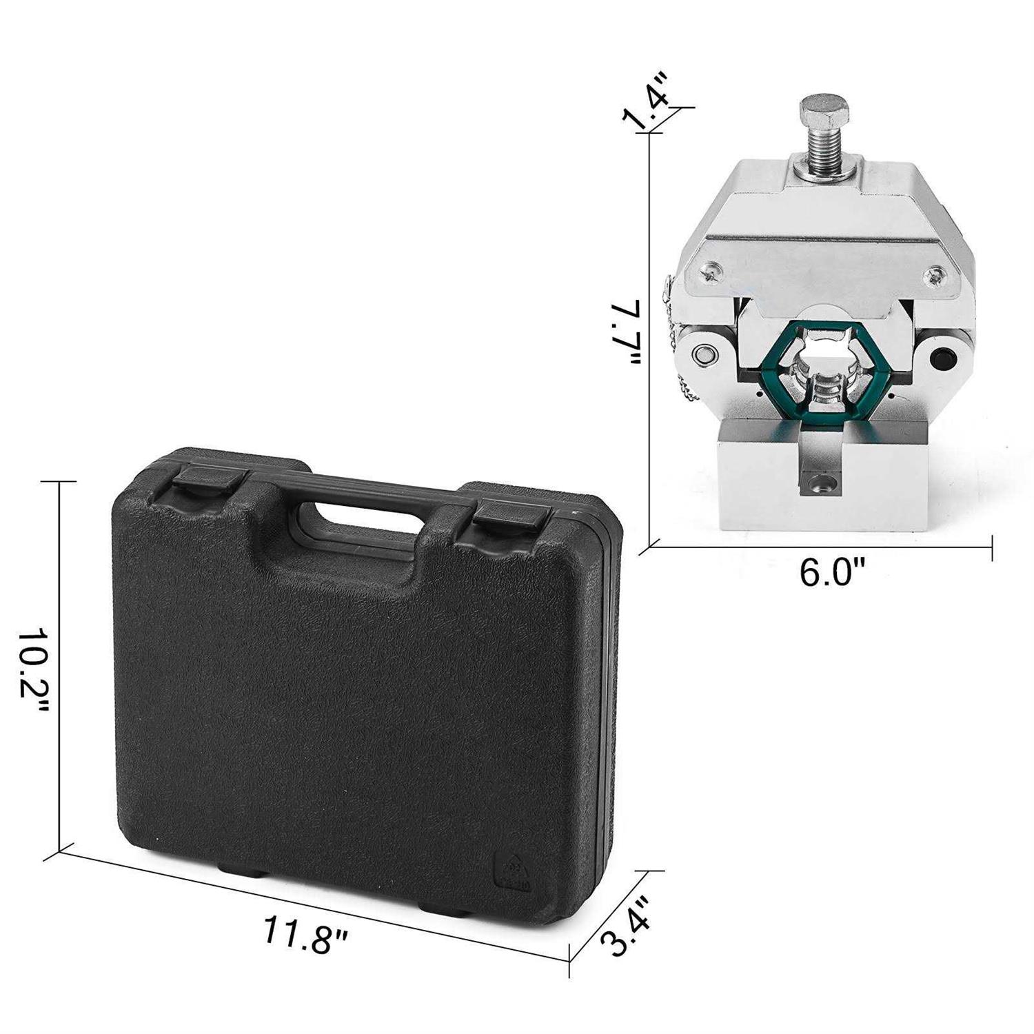 VEVOR 71500 Ac Hose Crimper Tool Kit Manual Hydraulic Crimper Portable Crimping 71500YYRGJSJ00001V0 - Zenithce