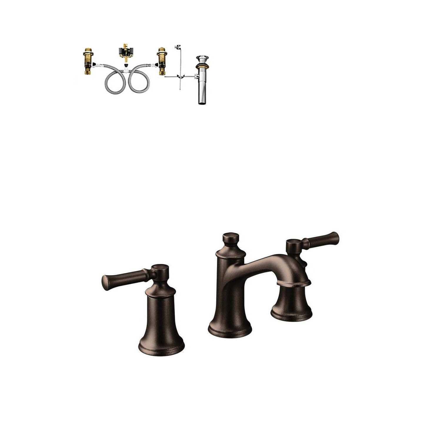 Moen Two-Handle Bathroom Faucet T6805BN - Zenithce