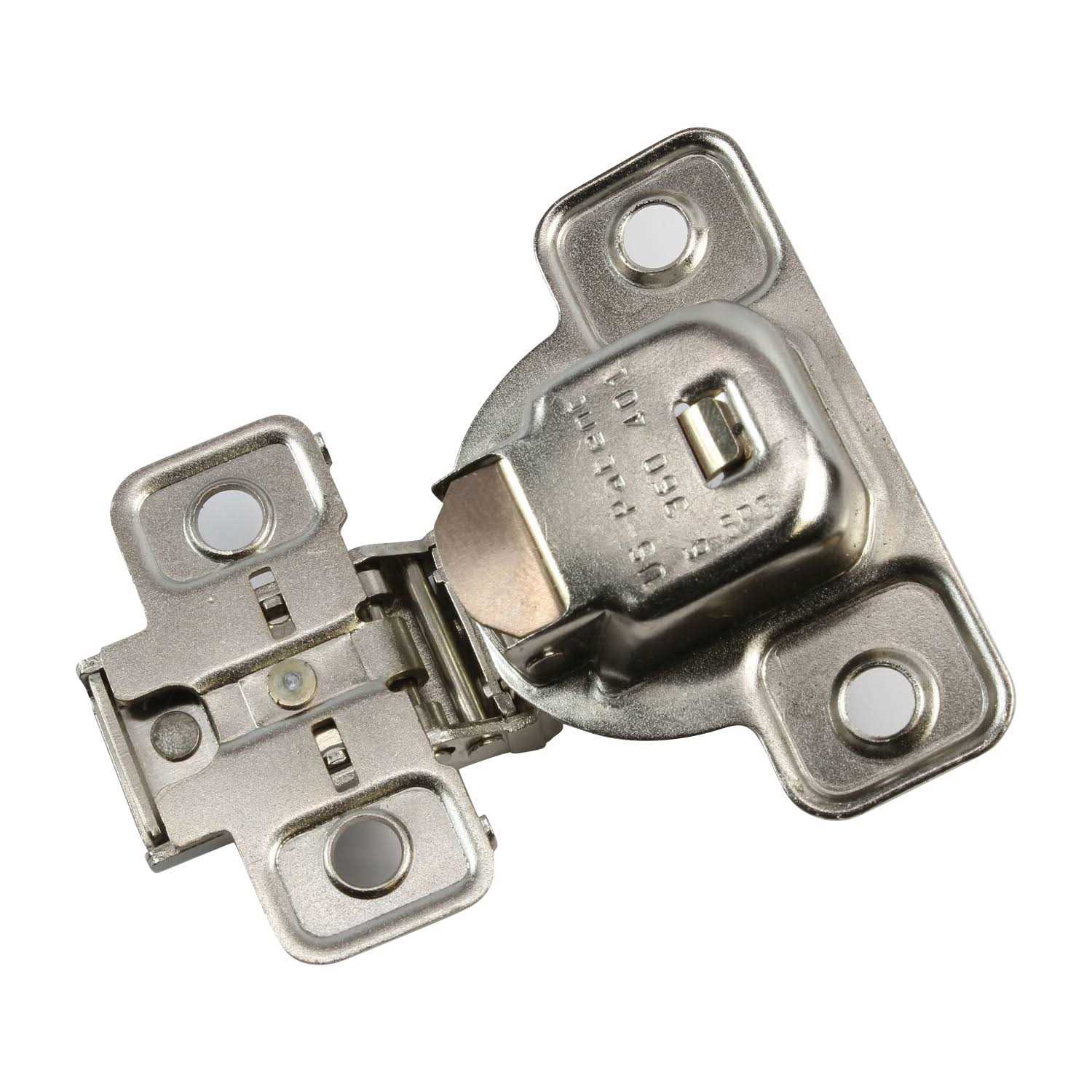 Salice 106 Degree 1/2 inch Overlay E-Centra Screw-On Face Frame Hinge with 2 Cams - Zenithce