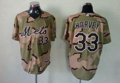 Mets #33 Matt Harvey Blue(Grey NO.) Alternate Road Cool Base Stitched Jersey - Zenithce