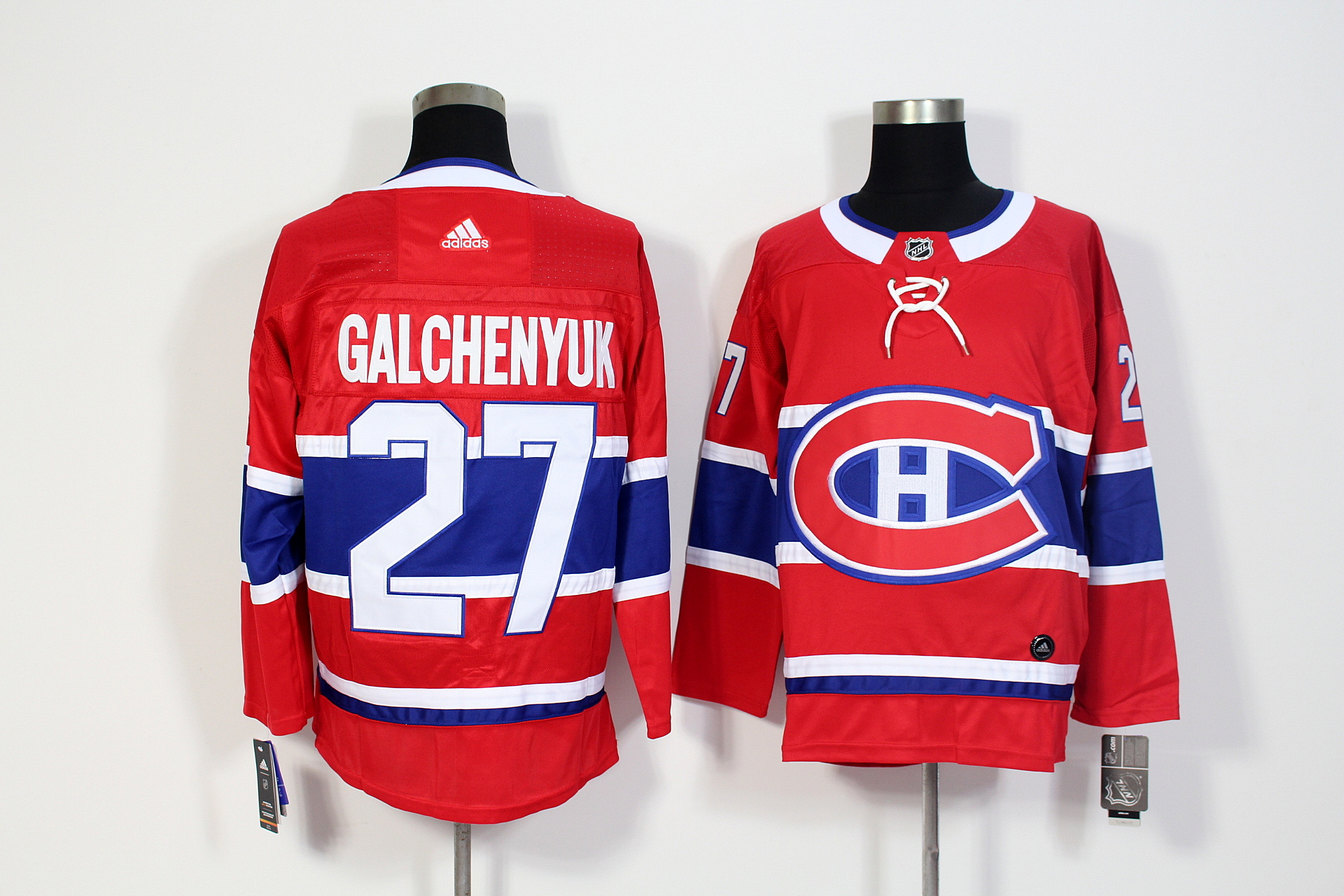 Montreal Canadiens #27 Alex Galchenyuk Red Stitched Adidas Jersey - Zenithce