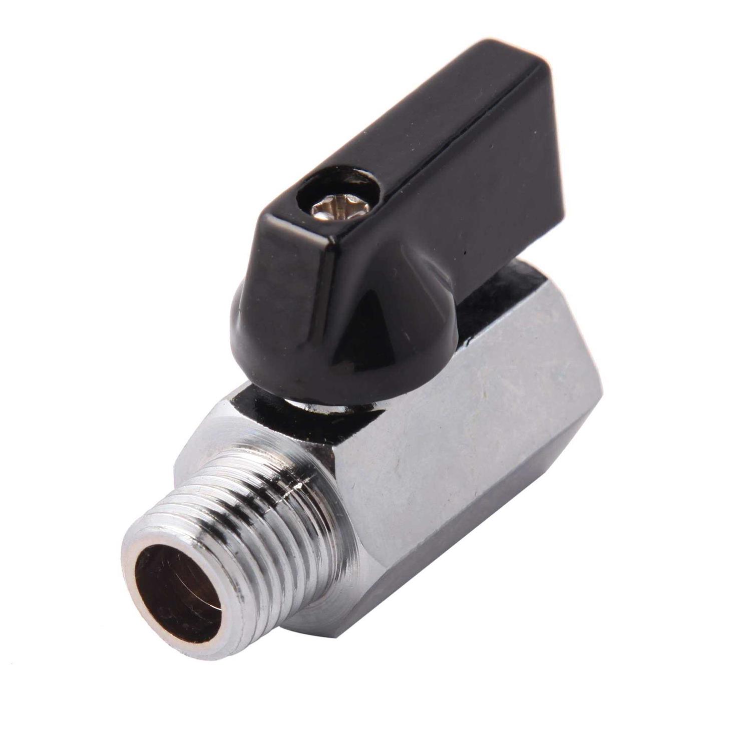 Metaland Brass Mini Ball Valve NPT Female x Male Shut-Off Valve - Zenithce