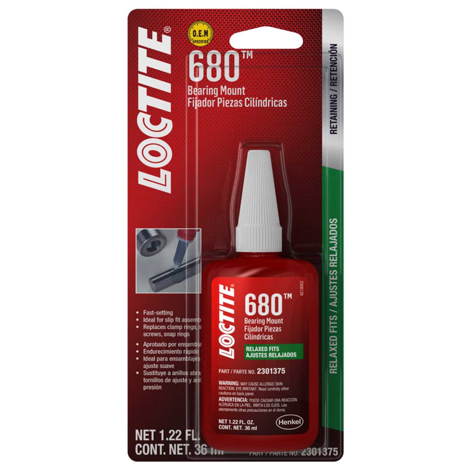 Loctite 638 Retaining Compound 1835936 - Zenithce
