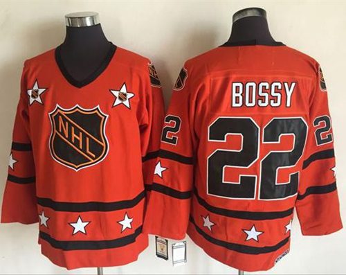 Islanders #22 Mike Bossy Orange All Star CCM Throwback Stitched Jersey - Zenithce
