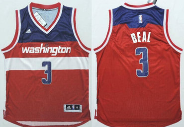 Washington Wizards #3 Bradley Beal Revolution 30 Swingman 2014 New Red Jersey - Zenithce