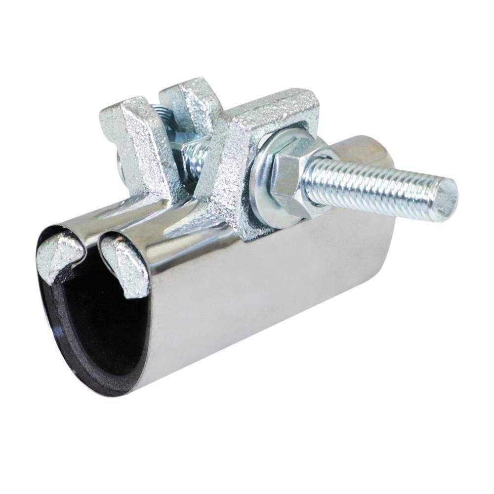 The Plumber’s Choice 3 in. L 1-Bolt Stainless Steel IPS Pipe Repair Clamp - Zenithce