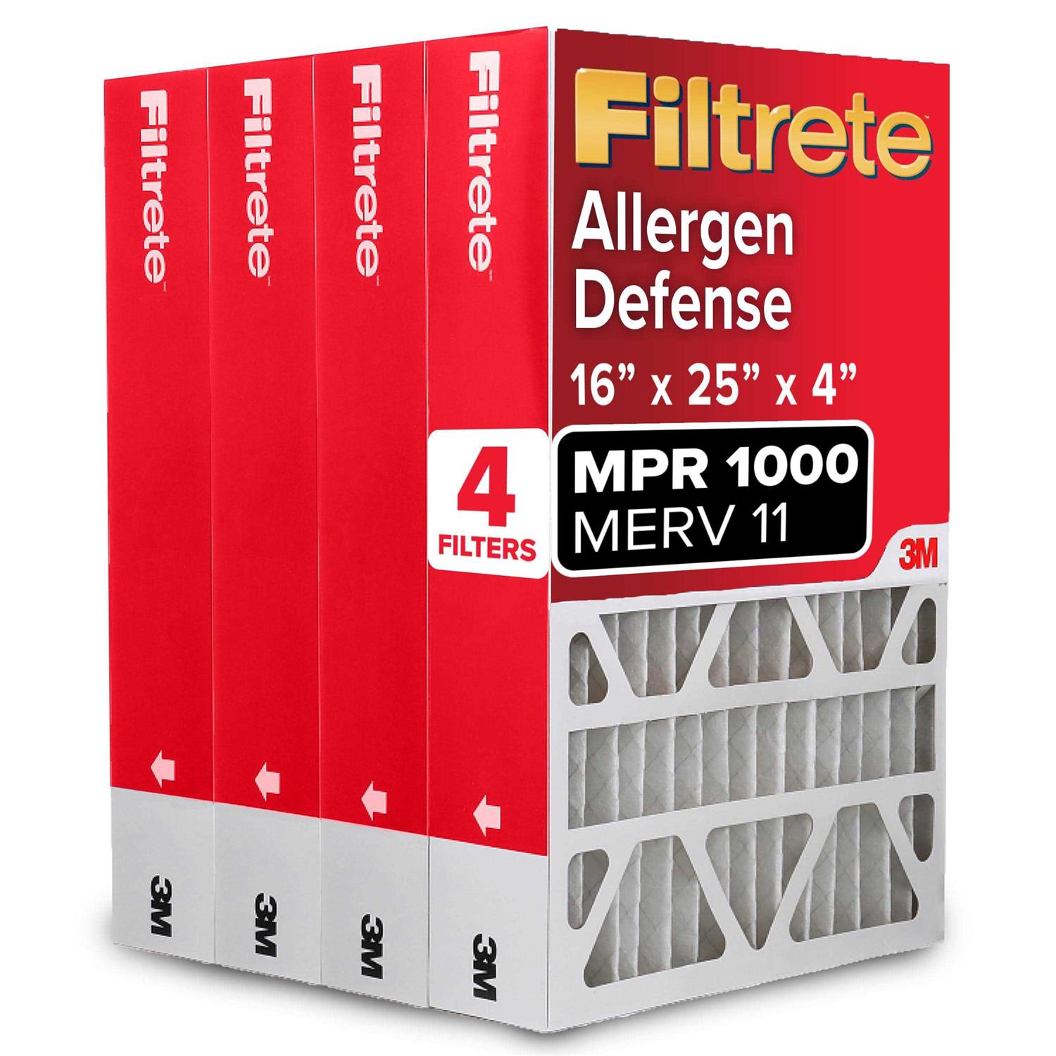 Filtrete Allergen Defense MPR 1000 Air Filter 16 x 24 x 1 - Zenithce