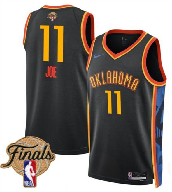 Oklahoma City Thunder #11 Isaiah Joe Black 2024-25 City Edition Stitched Jersey - Zenithce