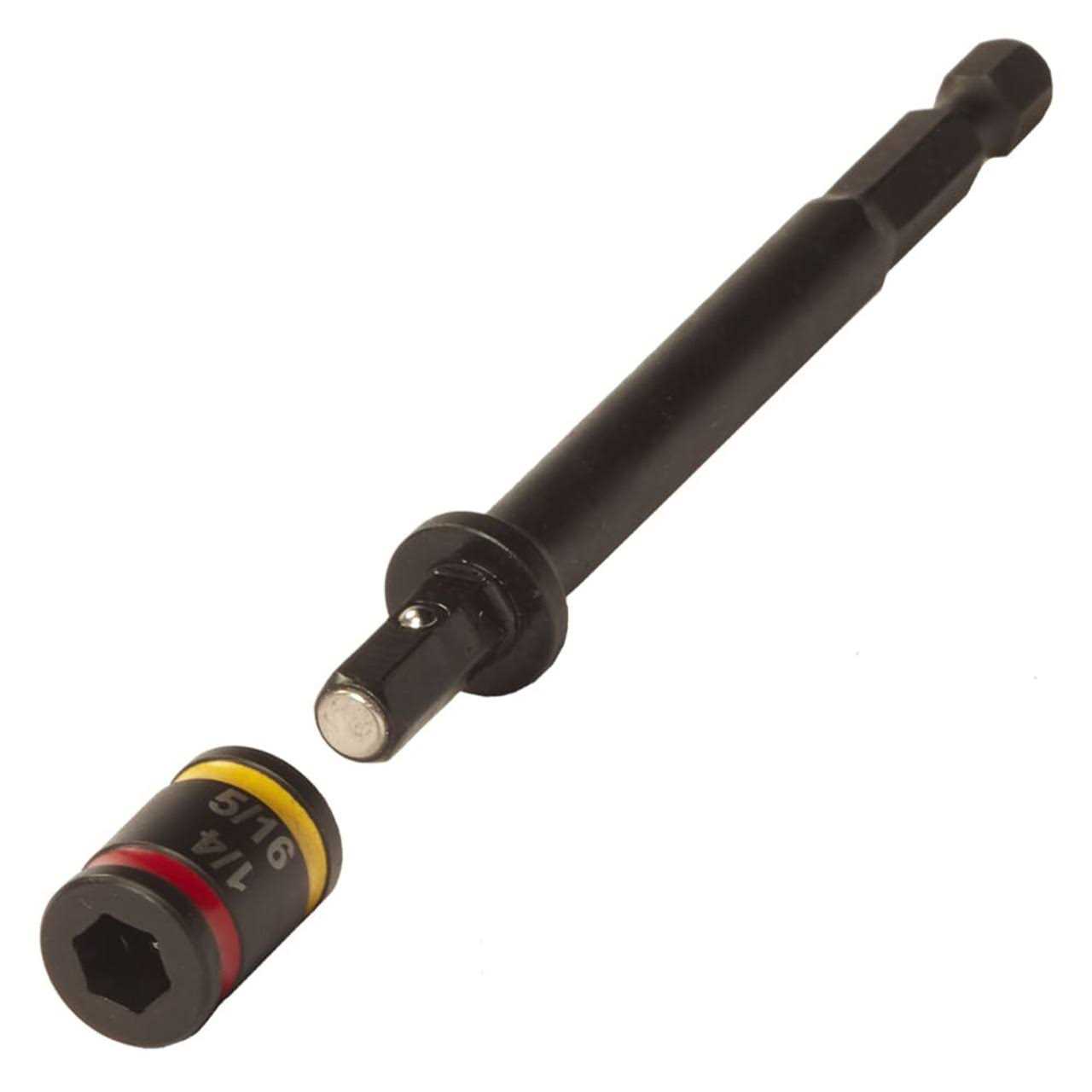 Malco MSHCST 2 in. Reversible SawTooth Hex Driver 1/4 in. and 5/16 - Zenithce