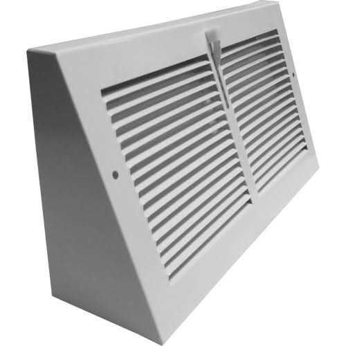 White Triangular Baseboard Register - Zenithce