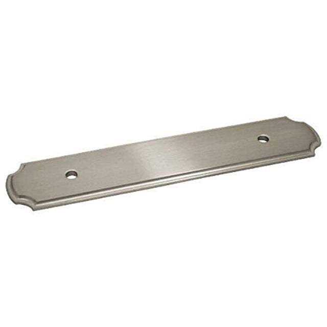 Cosmas B-112-96sn Satin Nickel Cabinet Hardware Handle Pull Backplate/Back Plate - Zenithce