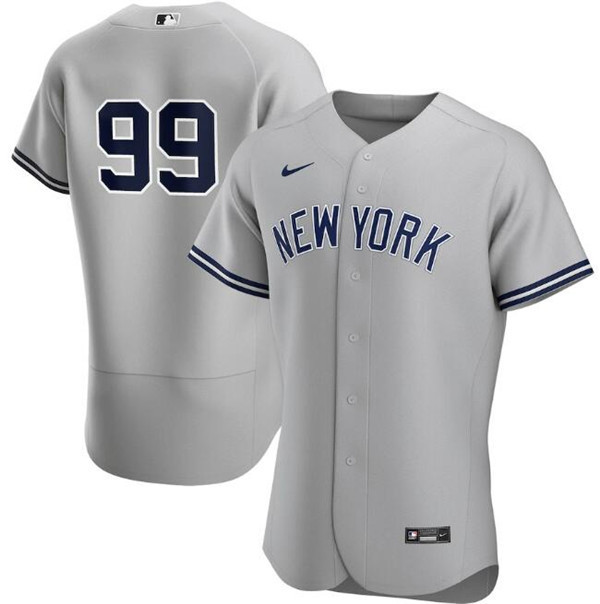 New York Yankees Grey #99 Aaron Judge Flex Base Stitched Jersey - Zenithce