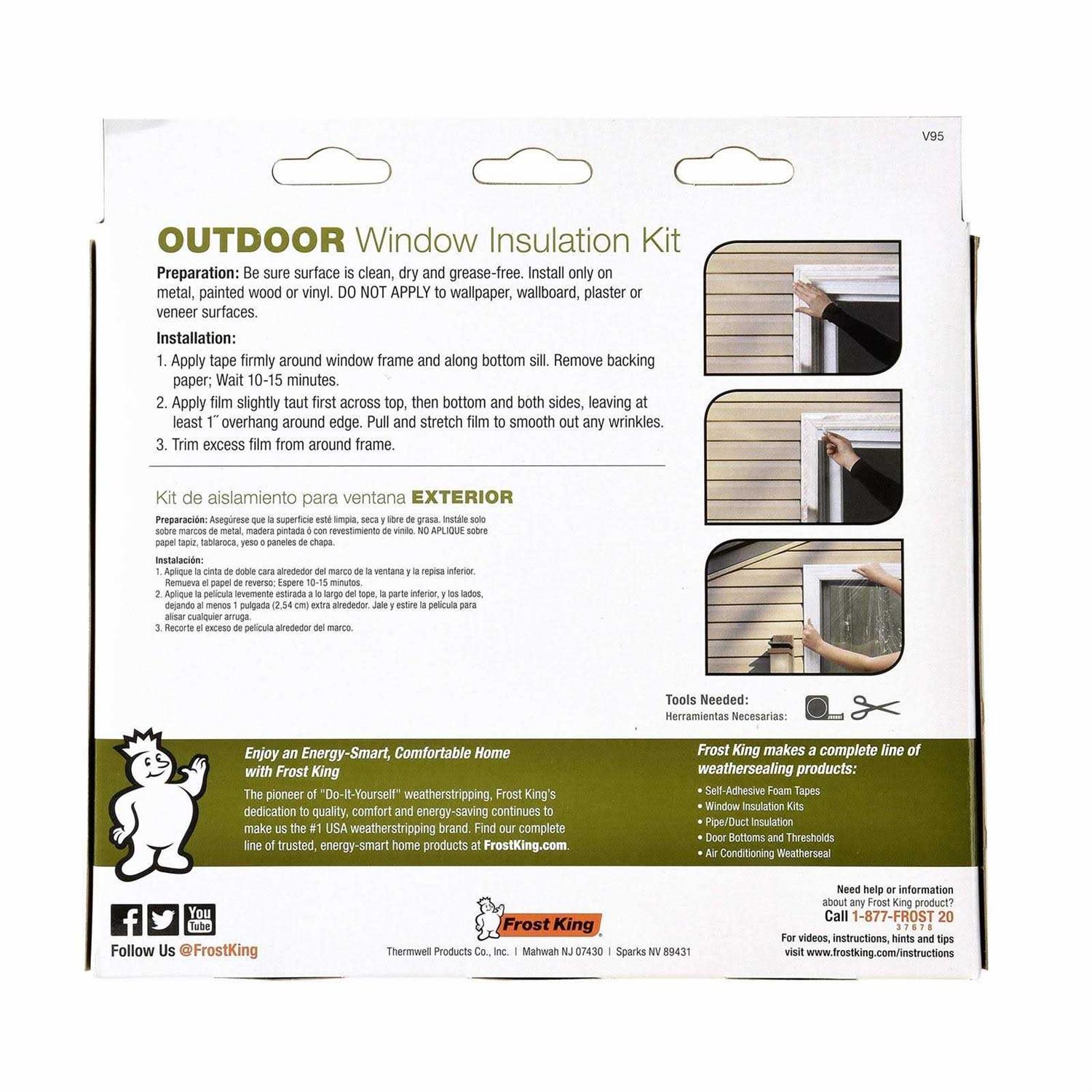 Frost King V86m Heavy Duty Patio Door Shrink Kit - Zenithce