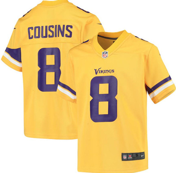 Minnesota Vikings Customized Yellow Stitched NFL Jersey - Zenithce
