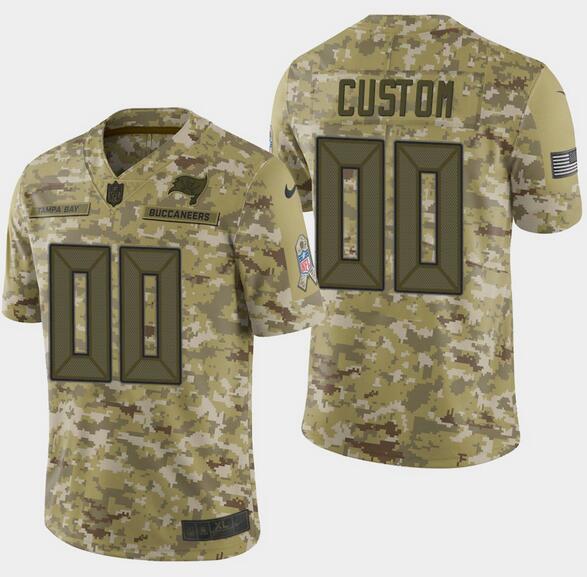 Tampa Bay Buccaneers Customized Camo Salute To Service Limited Stitched NFL Jersey - Zenithce