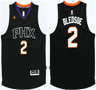 Phoenix Suns #2 Eric Bledsoe Revolution 30 Swingman 2015-16 New Black Jersey - Zenithce