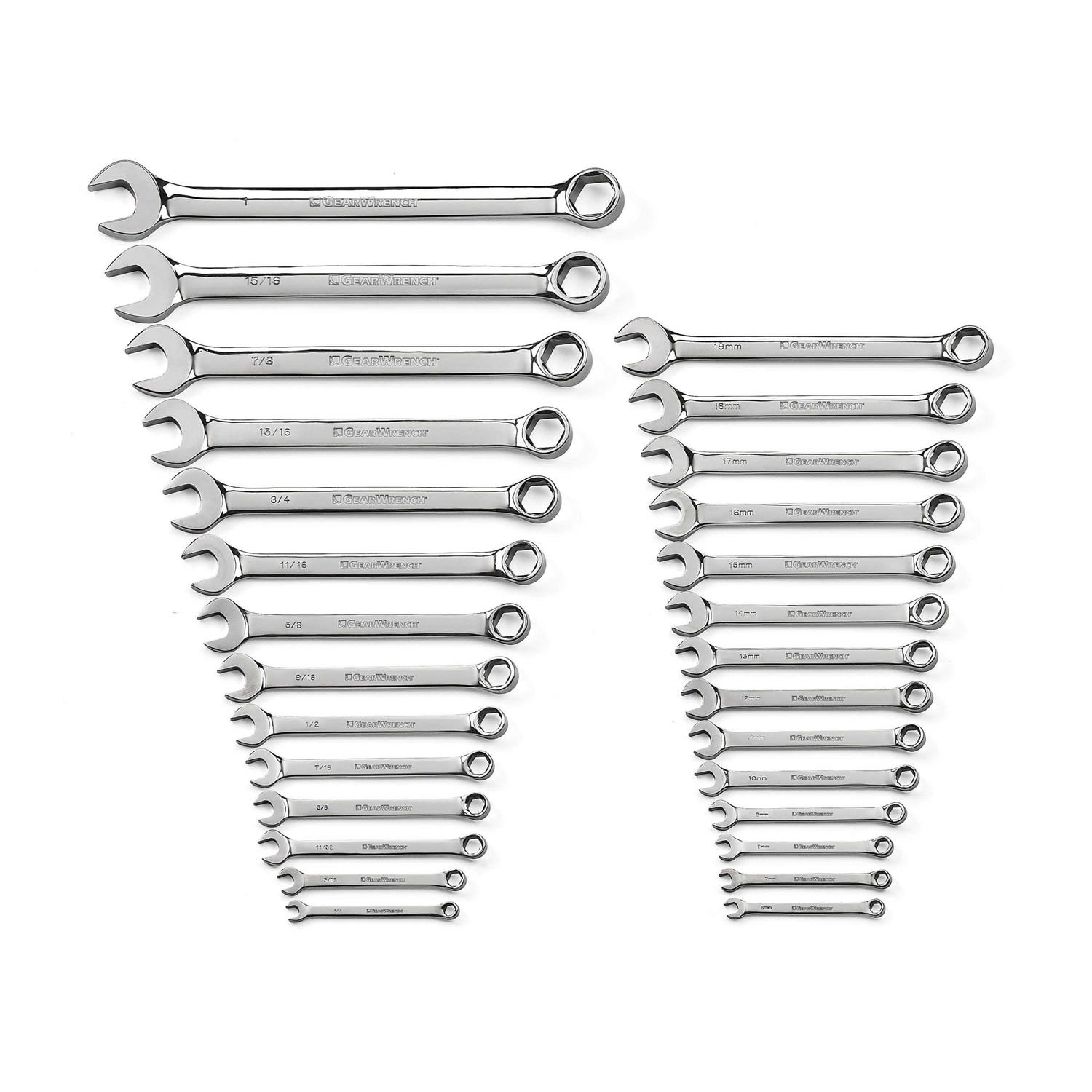 GearWrench 81921 5 Pc. Large Add-On Combination Wrench Set SAE - Zenithce