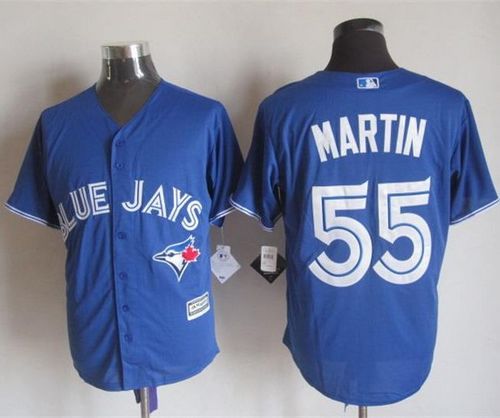 Blue Jays #55 Russell Martin Blue New Cool Base Stitched Jersey - Zenithce