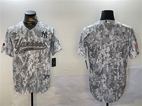 New York Yankees Blank 2024 Arctic Camo Stitched Jersey - Zenithce