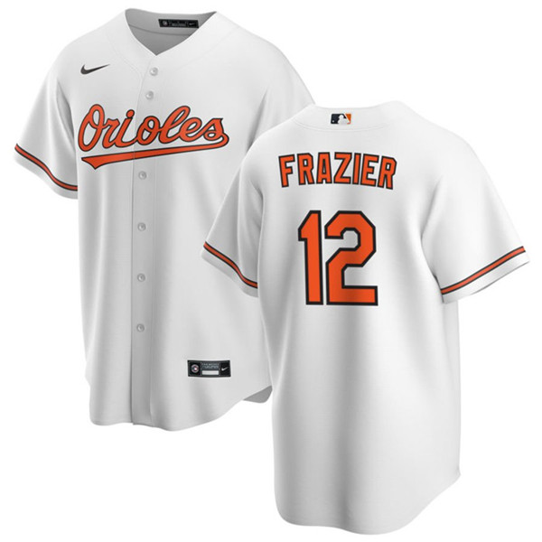 Baltimore Orioles #12 Adam Frazier White Cool Base Stitched Jersey - Zenithce