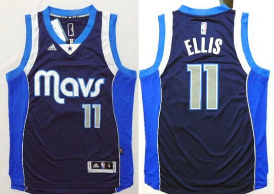 Dallas Mavericks #11 Monta Ellis Revolution 30 Swingman 2014 New Navy Blue Jersey - Zenithce