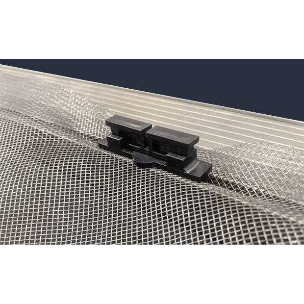 ScreenEze No-Spline Porch Screening System – 96-in Pack Screen Frame System Cap & Base – DIY Screened in Porch Kit For Easy Screen - Zenithce