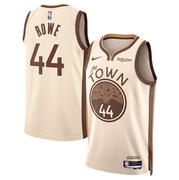 Golden State Warriors #44 Jackson Rowe Tan 2025-26 City Edition Stitched Jersey - Zenithce