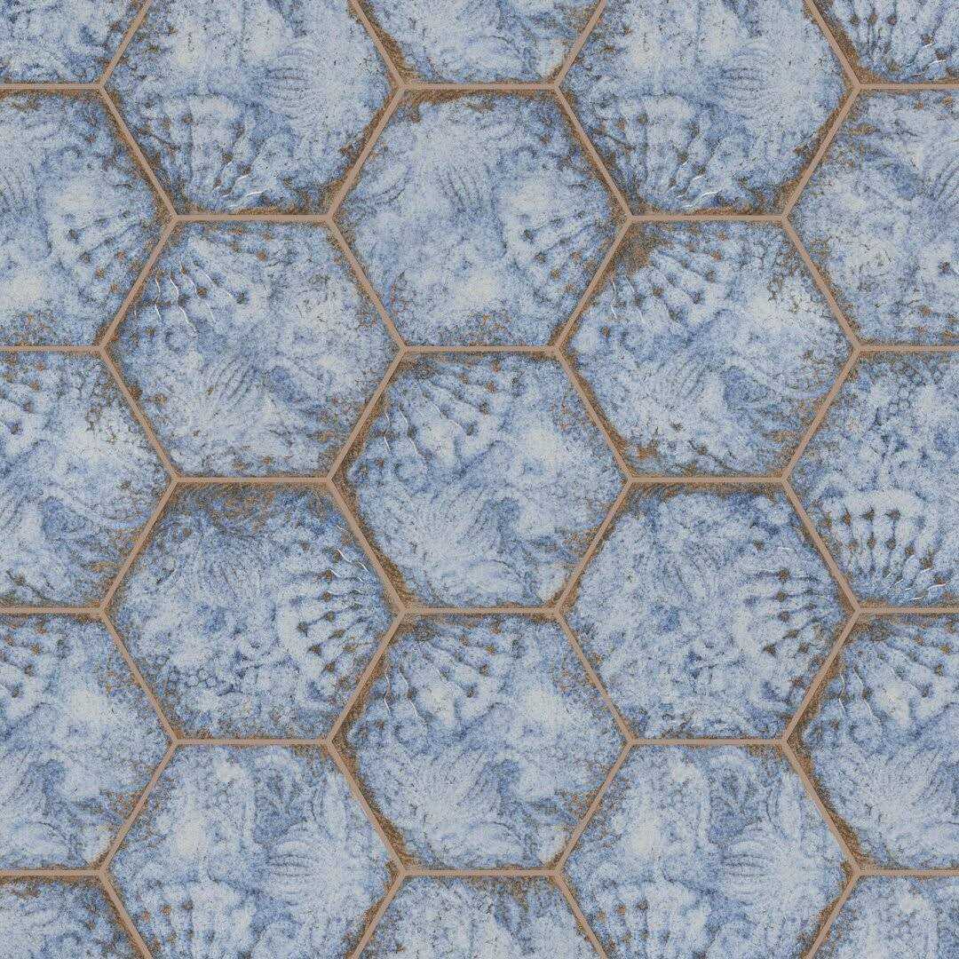 Merola Tile Flo 2 Hex Porcelain Mosaic - Zenithce