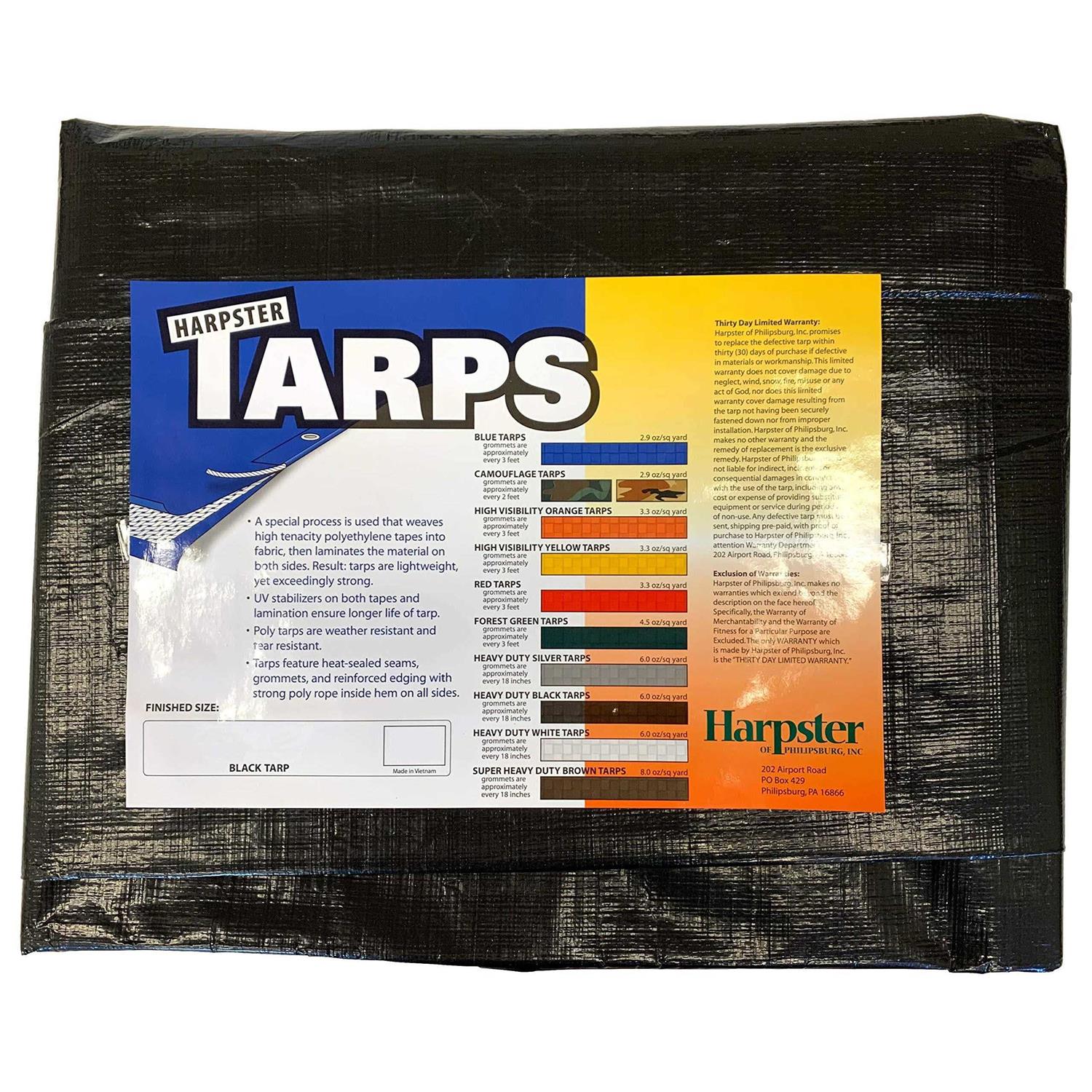 Harpster Tarps 10 Oz Canvas Tarp - Zenithce