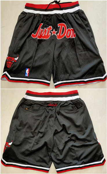 Chicago Bulls Black Mitchell Ness Shorts (Run Small) - Zenithce
