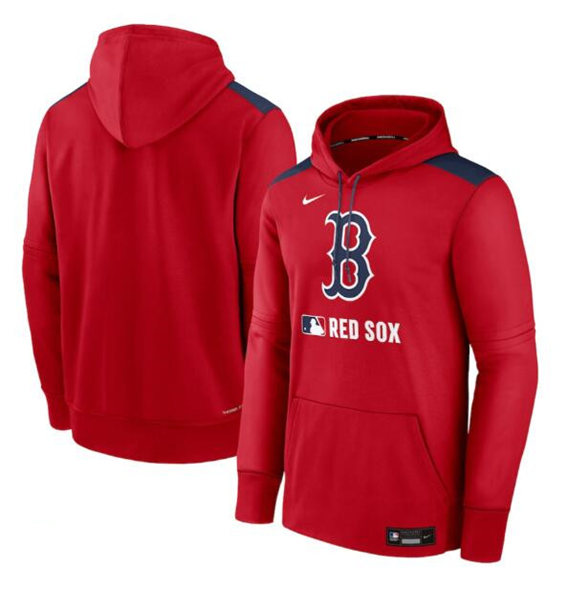 Boston Red Sox Red Collection Performance Pullover Hoodie - Zenithce