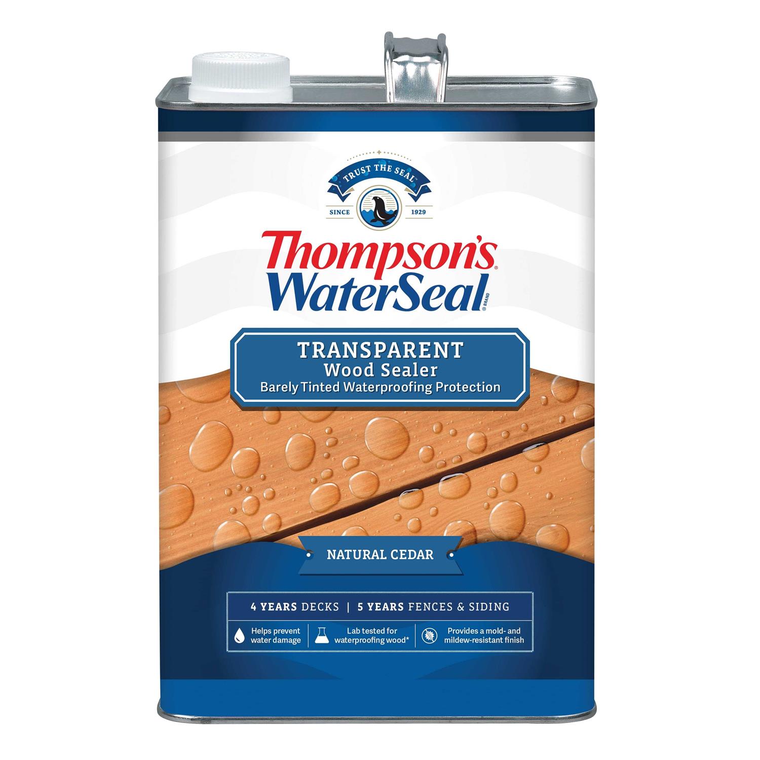 Thompson’s WaterSeal Thompson’s WaterSeal Semi-Transparent Waterproofing Wood Stain and Sealer - Zenithce