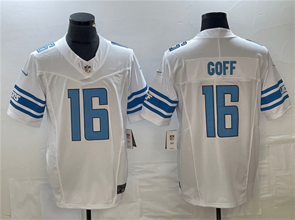 Detroit Lions #16 Jared Goff White 2023 F.U.S.E. Vapor Untouchable Limited Stitched Jersey - Zenithce