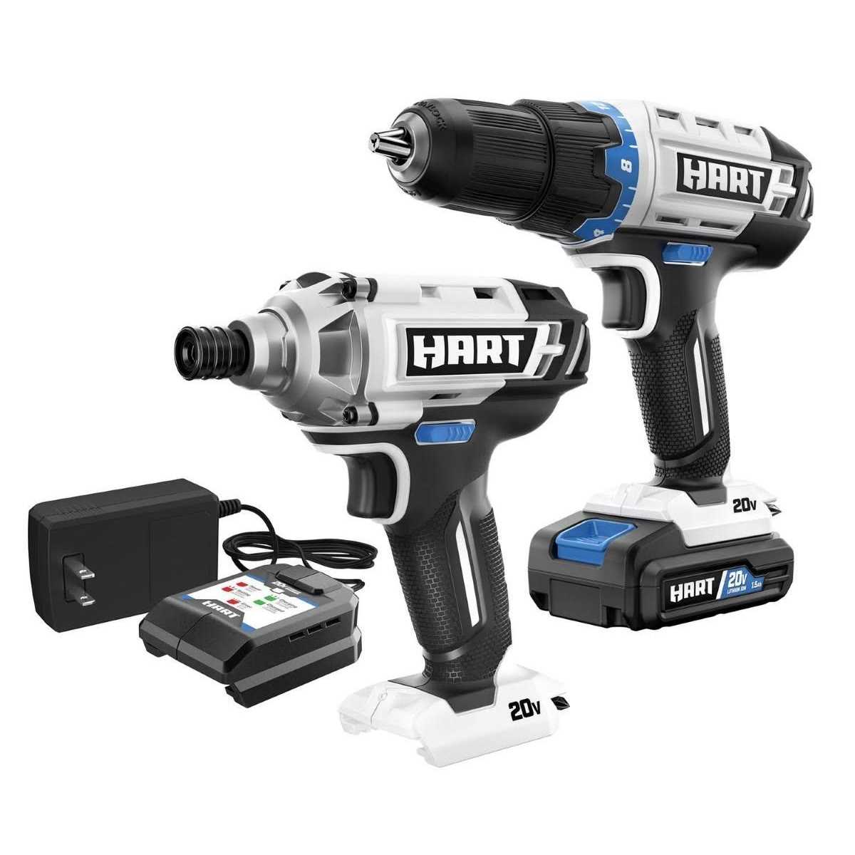 Hart 20-Volt Cordless 1/2-inch Drill/Driver Kit - Zenithce